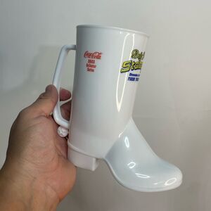 5 for $25🔥Dolly Parton 2023 Coca Cola Collector‎ Series White Boot Cup